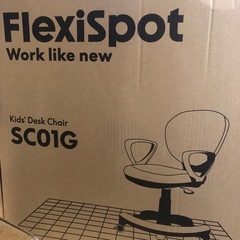 【未使用品】  FLEXISPOT  学習椅子 SC01   グレー　子どもの画像