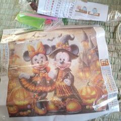 ダイヤモンドアート未完成品