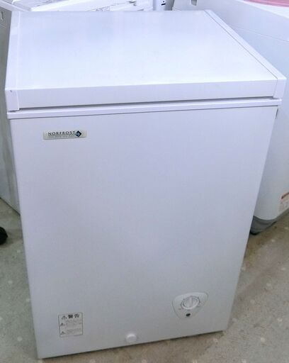 ★美品！特価！★NORFROST ノーフロスト 冷凍ストッカー チェストフリーザー 94L  JH94CR【モノ市場東海店】