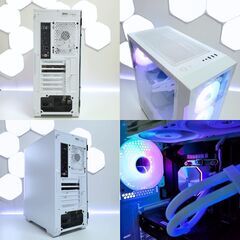 ゲーミングPC 白いフルセット RTX 3060 Corei7 メモリ16GB 新品