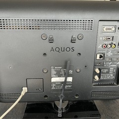 SHARPシャップ テレビ 19インチ ディスプレイの画像
