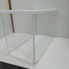 ガラス水槽 １  GEX  スリム水槽ホワイト 40cm 約20L 観賞魚 メダカ 金魚の画像