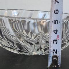 昭和レトロ  カットガラス 器  サラダボウル  5個setの画像