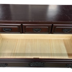 NO.1859【鍵無し】箪笥 民芸家具 引出し 5段 収納 家具 中古の画像
