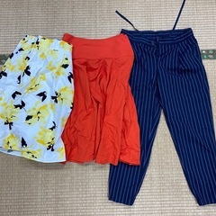 スカート　パンツ
