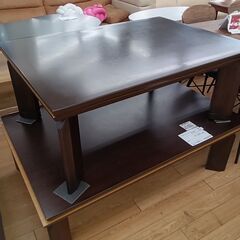 ★ジモティ割あり★ ニトリ コタツテーブル ブラウン H43×D...