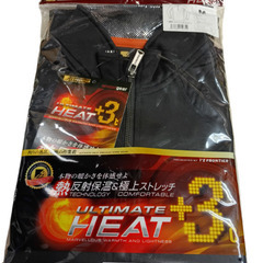 (未使用)HERT 発熱ジップアップシャツ (size M)