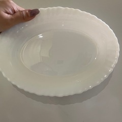 割れないちょっと高めのお皿　3皿セットの画像