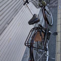 [BRIDGESTONE]Assista(アシスタ)26吋 電動アシスト自転車 6.6Ahバッテリー+充電器(カラメルブラウン)の画像