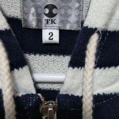 TK 白×濃紺パーカーの画像