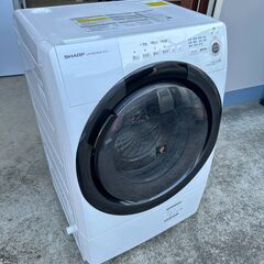 動作保証あり】SHARP シャープ 2021年 ES-S7F-WR 7.0kg / 3.5kg