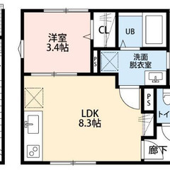【🏚️カップル向（34.15㎡/1LDK）】💰初期費用98,15...