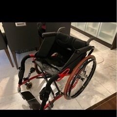 車椅子　ox  赤