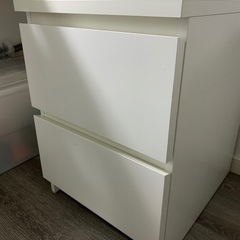 【無料】イケヤ マルム チェスト白 ホワイト IKEA の画像