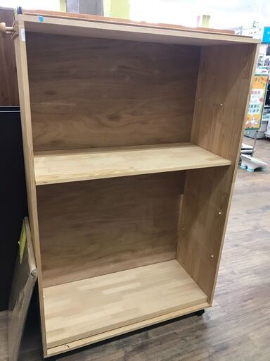 キャスター付き木製ラック【ジャングルジャングルイズミヤ広陵店】