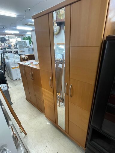 リサイクルショップどりーむ荒田店 No13473 下駄箱　靴棚　シューズラック　大型　オシャレ　たくさん収納可能♪