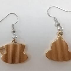 ハンドメイド ピアス カフェ ケーキの画像