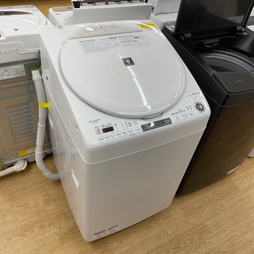 ★ジモティ割あり★   シャープ　洗濯機　プラズマクラスター　8kg　クリーニング済み SJ7388