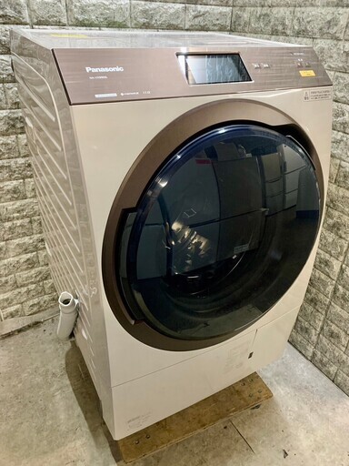【美品】大阪送料無料★3か月保障付き★洗濯機★2019年★パナソニック★11kg★NA-VX9900L-N★S-565