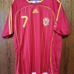 【選手用】ラウールのスペイン代表(H)半袖ユニフォーム✨の画像