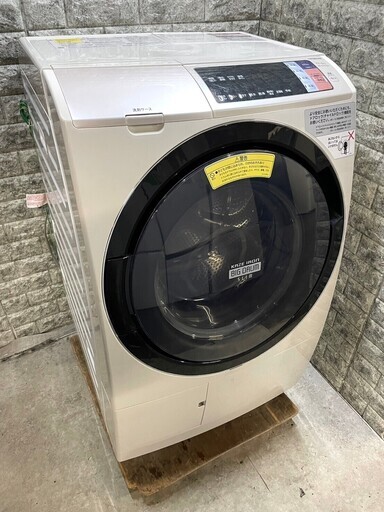 【美品】大阪送料無料★3か月保障付き★洗濯機★2017年★日立★11kg★BD-SV110AL N★S-411