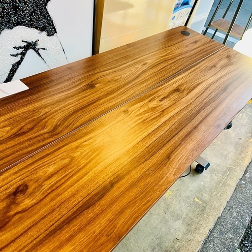 《売約済》【池上店】  電動　昇降テーブル　昇降式　テーブル　デスク　作業台　コンソール　昇降テーブル　パソコンテーブル　PCデスク