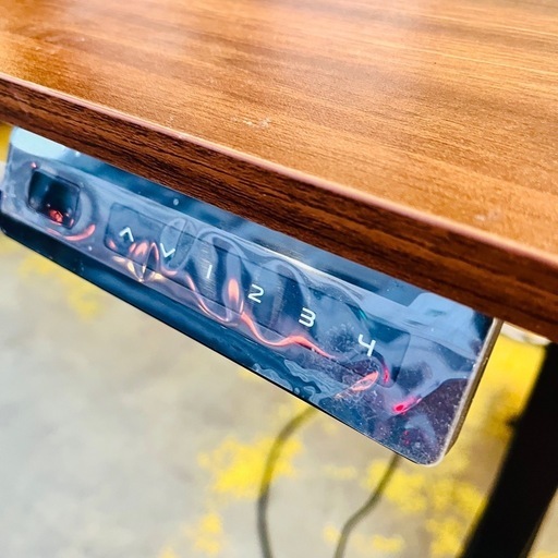 《売約済》【池上店】  電動　昇降テーブル　昇降式　テーブル　デスク　作業台　コンソール　昇降テーブル　パソコンテーブル　PCデスク