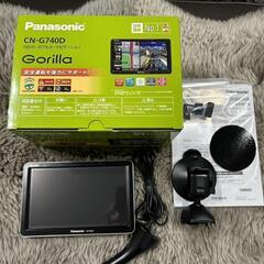 ☆Panasonic Gorilla CN-G740D　SSDポータブルナビゲーション+パーキング解除プラグ☆