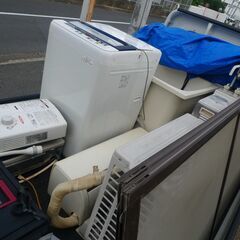 【ひたちなか市 市営高場第１アパート】 退去時の風呂釜 瞬間湯沸し器 エアコン 撤去 取外し - リフォーム