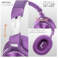 ✨新品✨ ノイズキャンセリング ワイヤレスヘッドホン Bluetooth 5.0オーバーイヤー型の画像