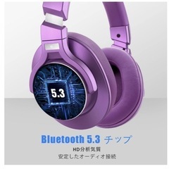 ✨新品✨ ノイズキャンセリング ワイヤレスヘッドホン Bluetooth 5.0オーバーイヤー型の画像