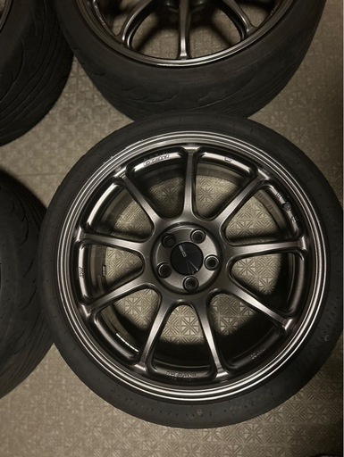 エンケイ PF09 8J pcd100 オフセット＋45 18インチ 5h gr86タイヤセット