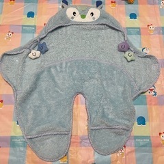 値下げ ほぼ未使用　冬用　おくるみ2点の画像