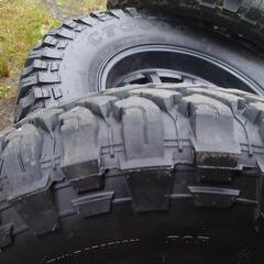 ジムニー 加工鉄チン+ 245/75r16の画像