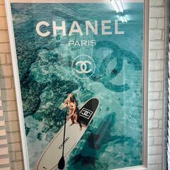 CHANEL　アートポスター(フレーム付)　サーフ　マリン　の画像