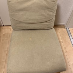 【決まりました】無印良品 リビングでもダイニングでもつかえるソファチェア ×2 の画像