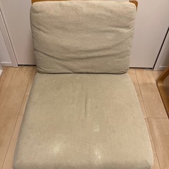 【決まりました】無印良品 リビングでもダイニングでもつかえるソファチェア ×2 の画像