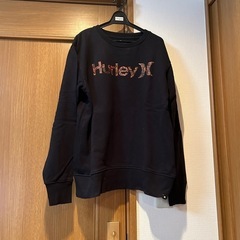 Hurley ハーレー　ヒョウ柄　裏起毛　スウェット　トレーナー　