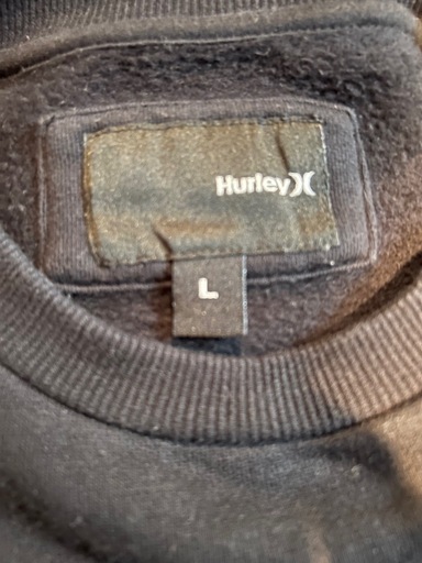 Hurley ハーレー　ヒョウ柄　裏起毛　スウェット　トレーナー　