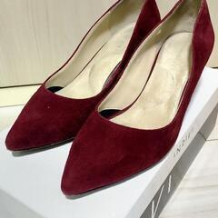 INDIVI　スウェード　パンプス22.5cm