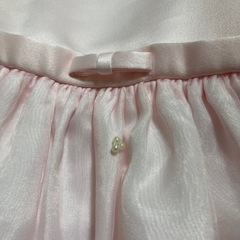 ベビードレスワンピースピンク９M(70サイズ)の画像