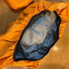 ベスパロゴ入り防水シートカバー(オレンジ)の画像
