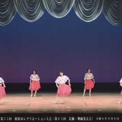 組まずに踊る社交ダンス♪　まずは楽しくラインダンス♬　の画像