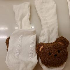 【ベビーソックス】新品未使用 テディベアソックス3足セットの画像