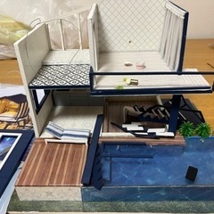 ミニチュアドールハウス(作りかけ)の画像