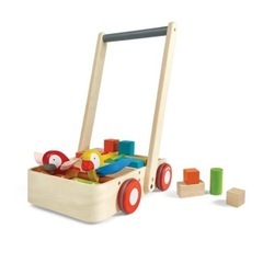 PLANTOYS 5176 バードウォーカー 木製手押し車 カラ...