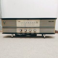 🍎ナショナル レトロ真空管ラジオ ＡＭ－390Ｇ
