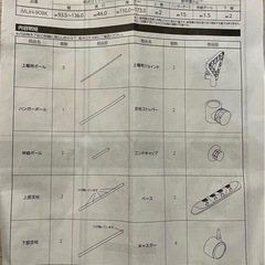 usedハンガーラックの画像