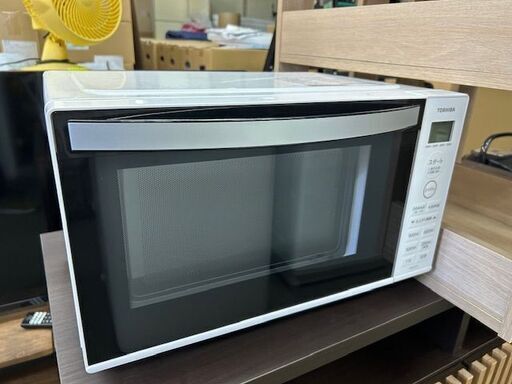 美品　■東芝　電子レンジ　ER-S17Y(W)■フラット庫内