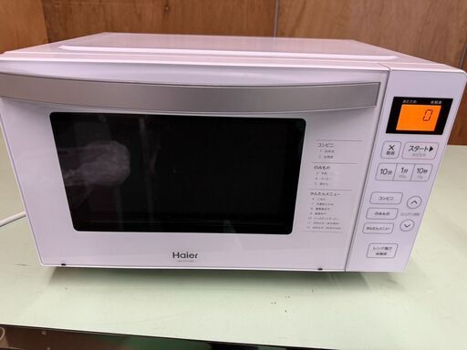 伊勢崎店【現状品】gi10-12 Haier 電子レンジ JM-FH18H 2021年製 ※通電確認済